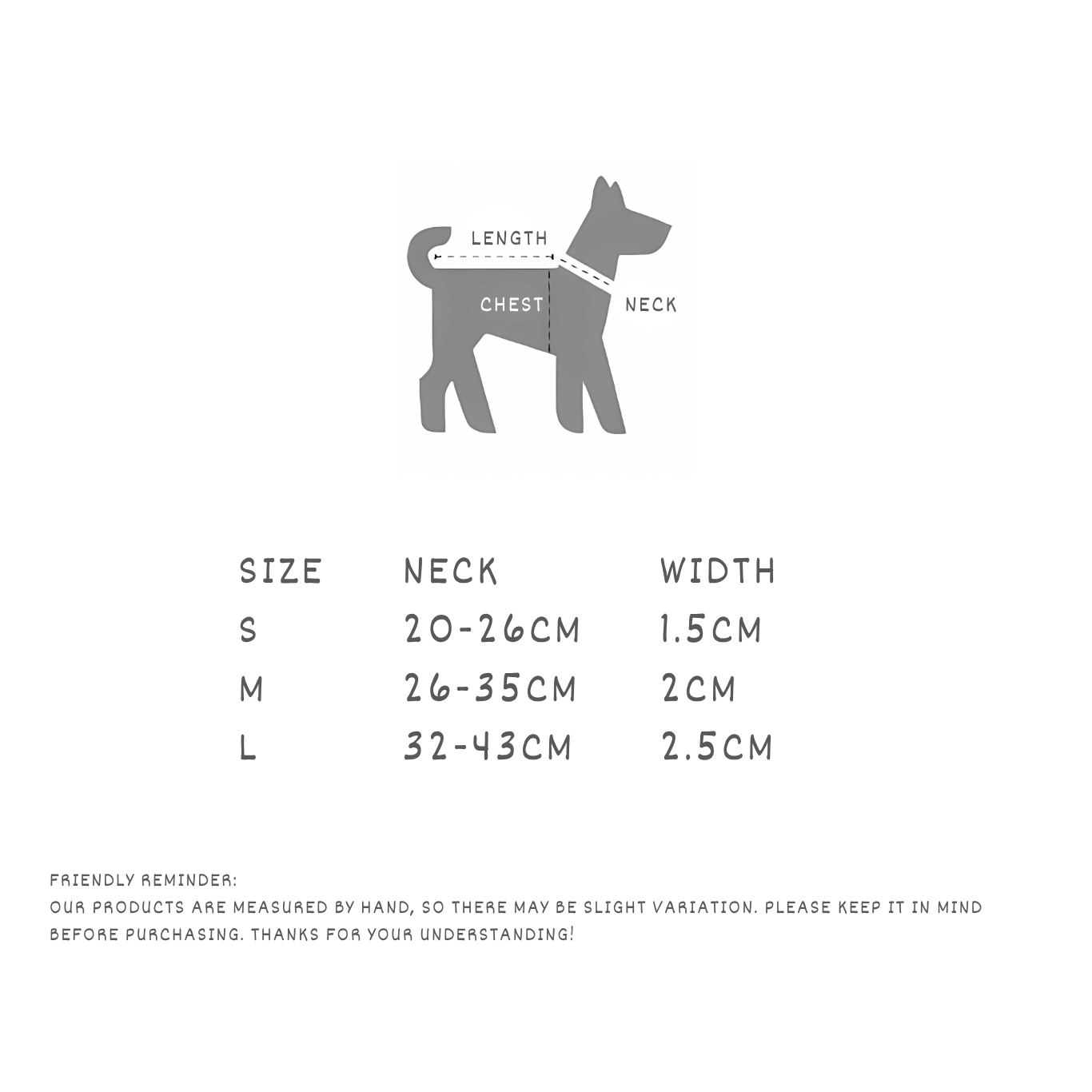Block Color Collar for Small Dogs