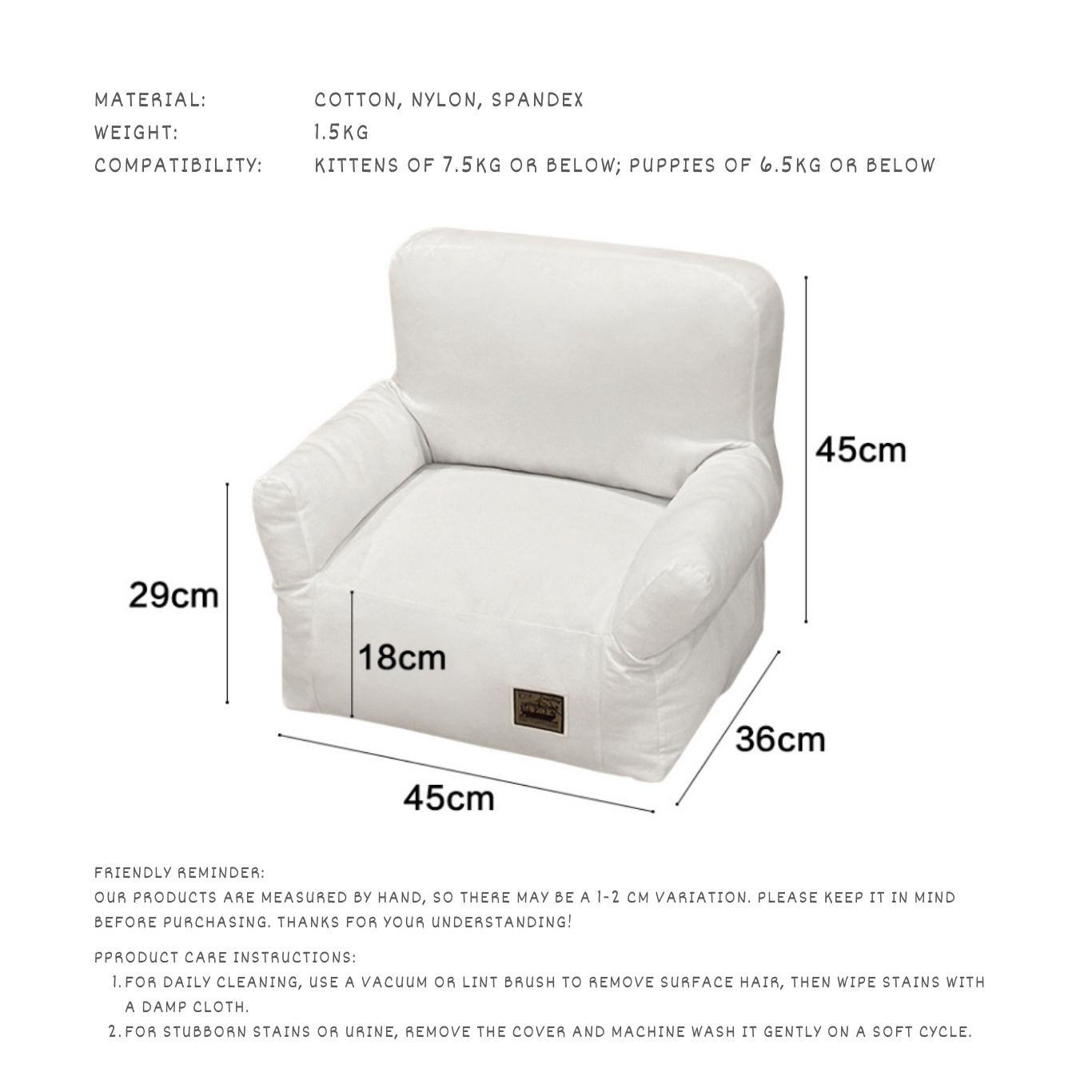 Cozy Pet Lounger Sofa