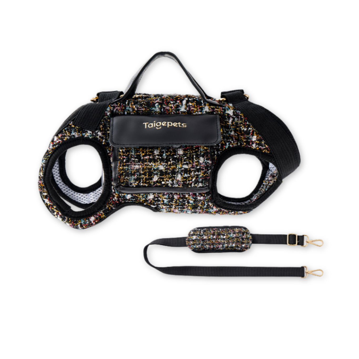 Parisian Tweed Pet Crossbody Harness