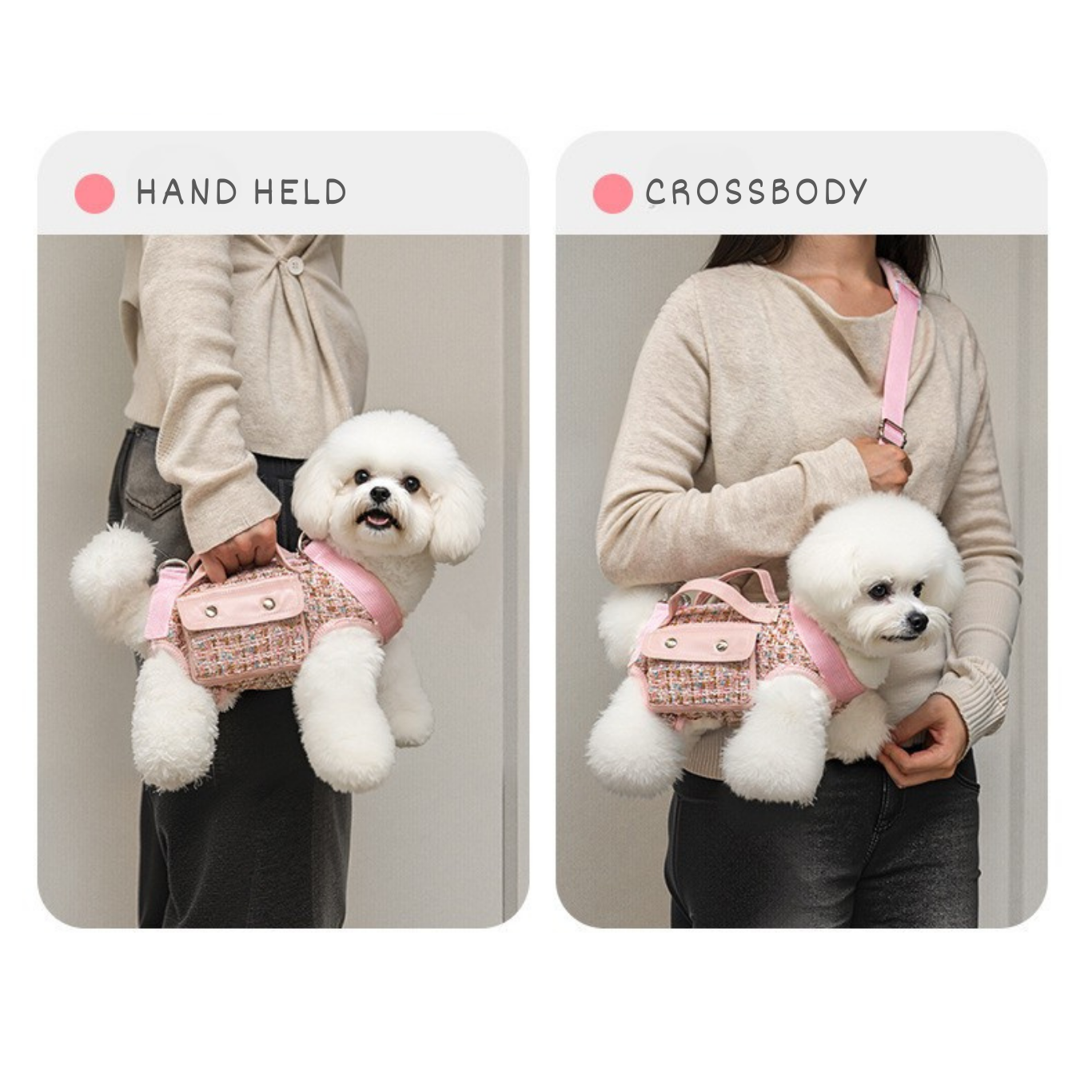 Parisian Tweed Pet Crossbody Harness