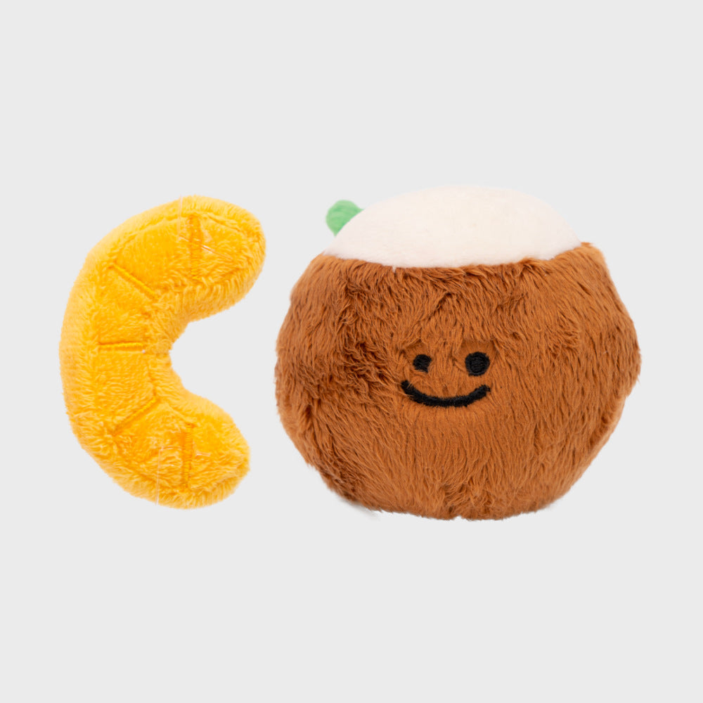 🥥 Coconut Squeaky Soft Toy