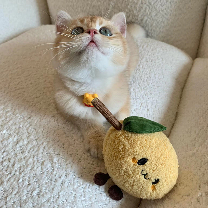 Lemon Stuff Toy for Grinding Snacks