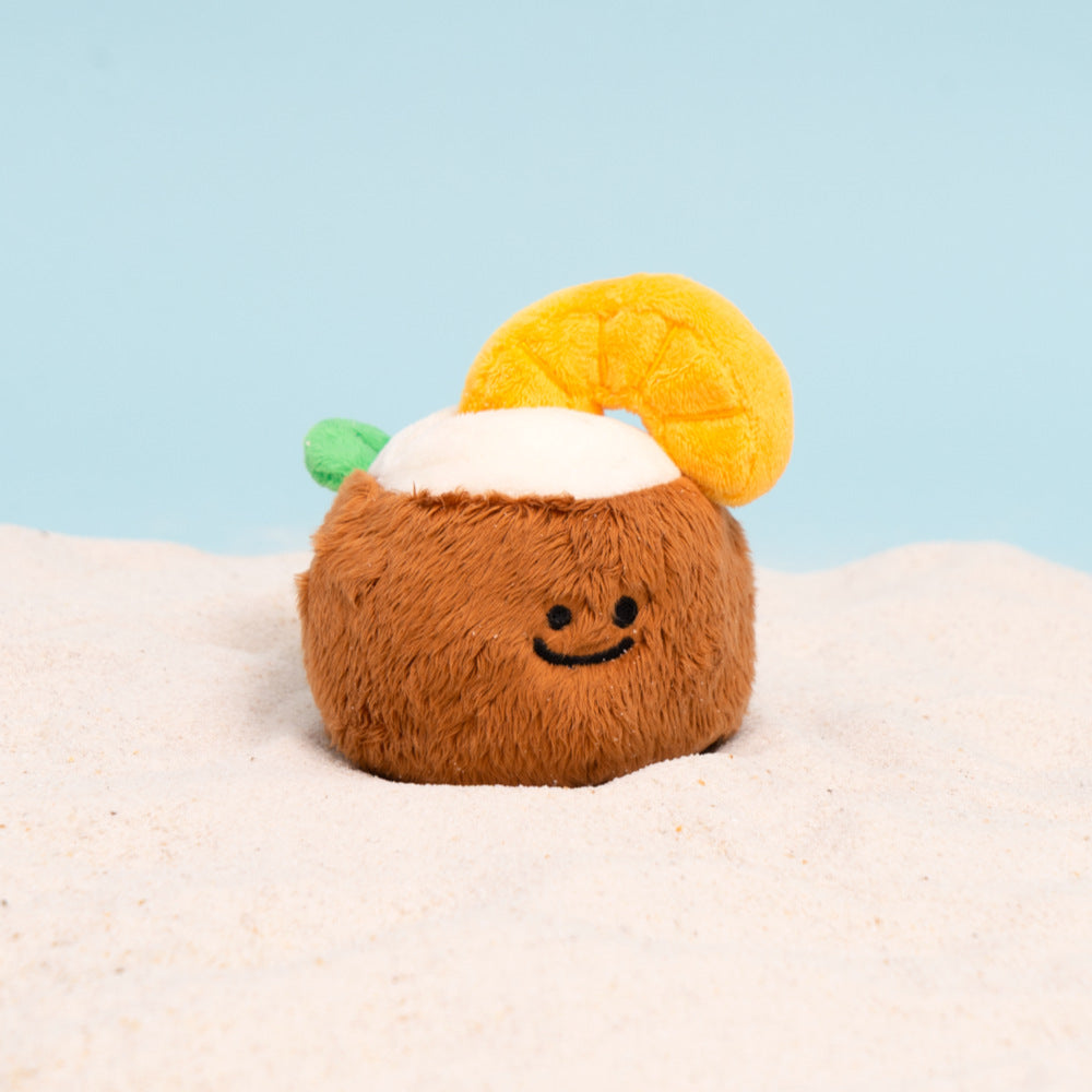 🥥 Coconut Squeaky Soft Toy