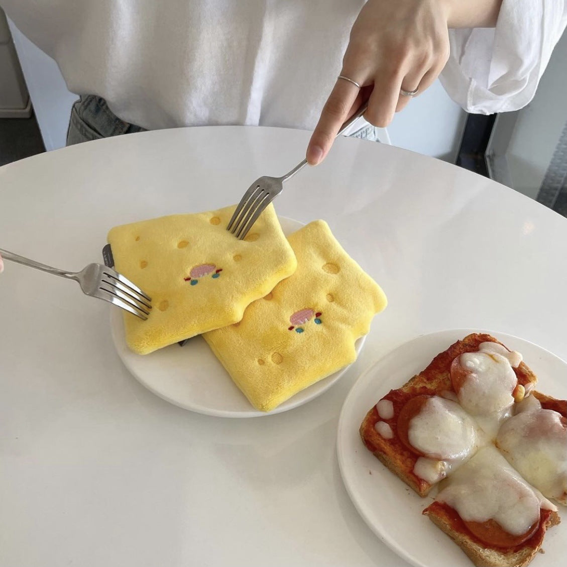 🧀Cheese Craker Squeaky Toy