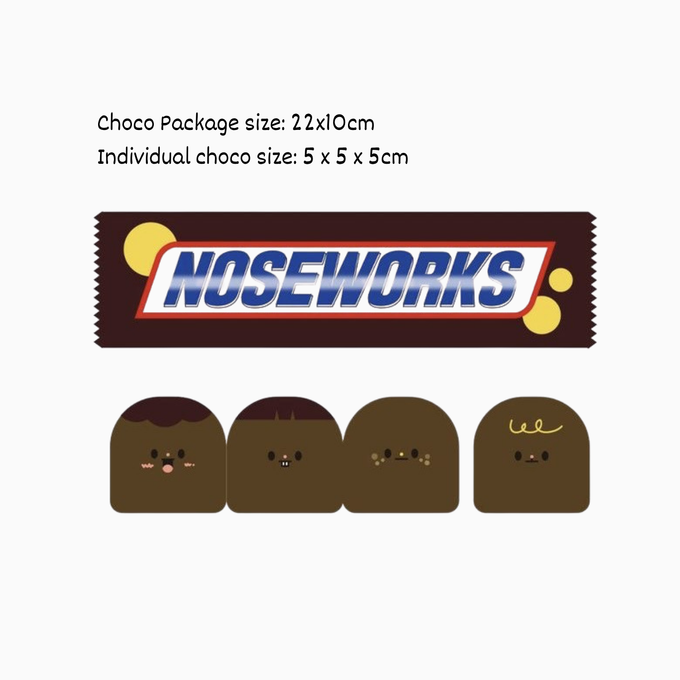 🍫 Chunky Chocolate Bar Sniff Toy