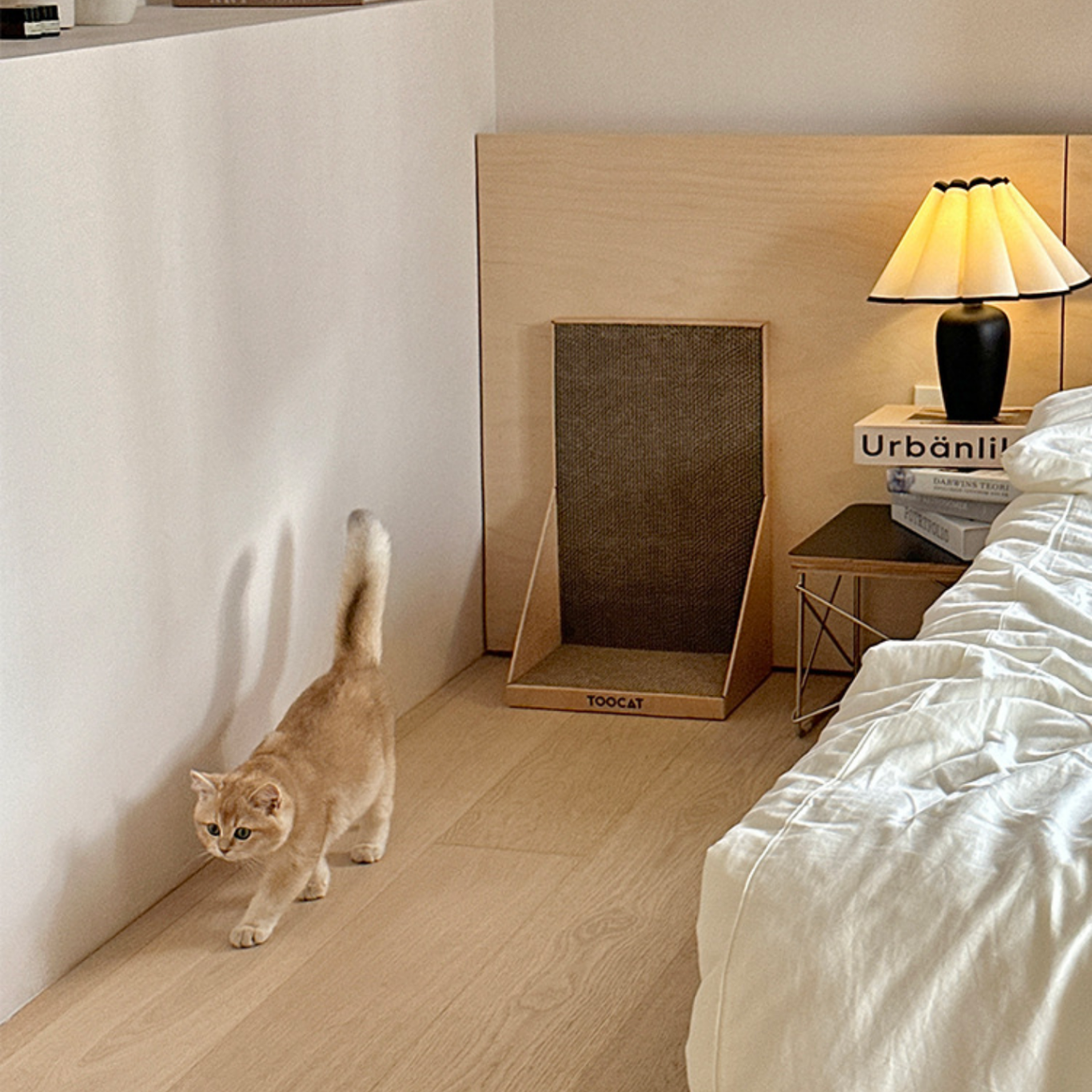 L-Shaped Cat Scratcher Board