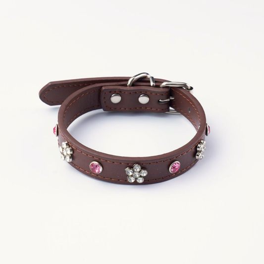 Small Floral Crystal Collar
