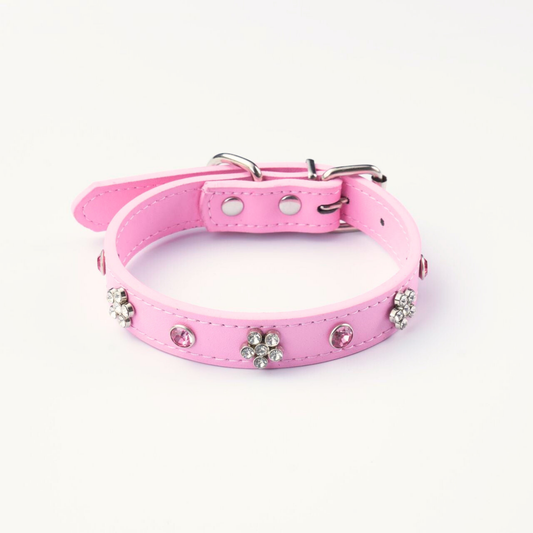Small Floral Crystal Collar