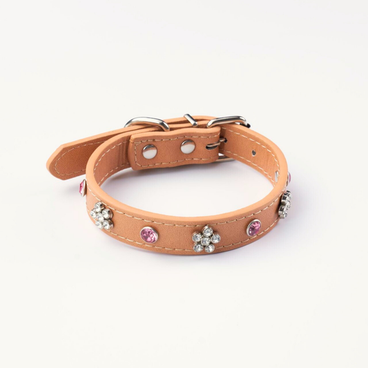 Small Floral Crystal Collar