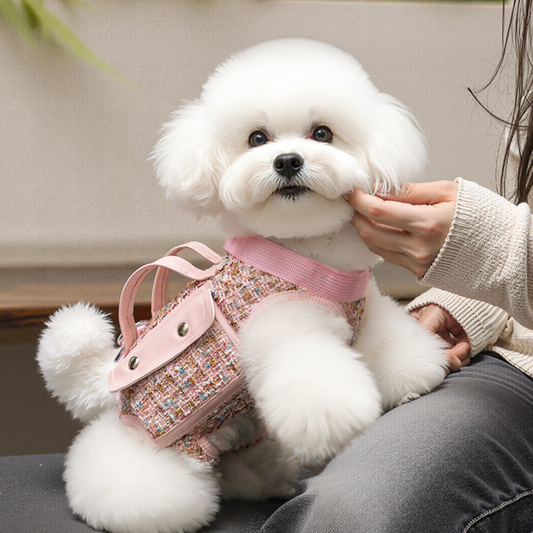 Parisian Tweed Pet Crossbody Harness