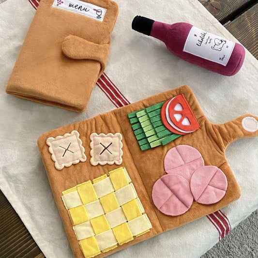 🧀 Party Food Menu Sniff Toy