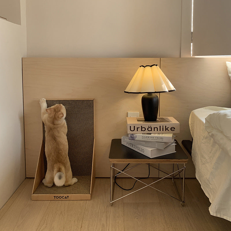 L-Shaped Cat Scratcher Board