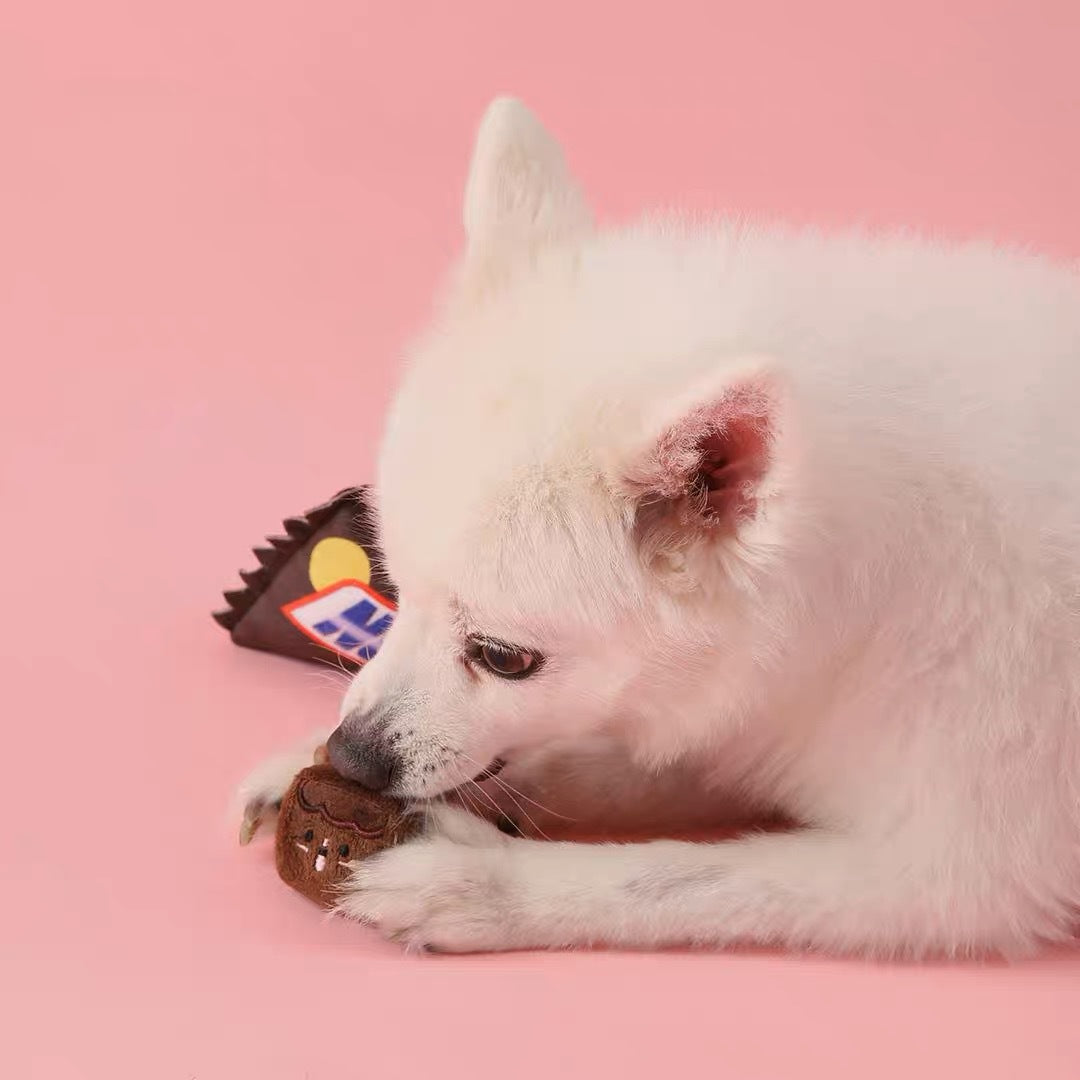 🍫 Chunky Chocolate Bar Sniff Toy