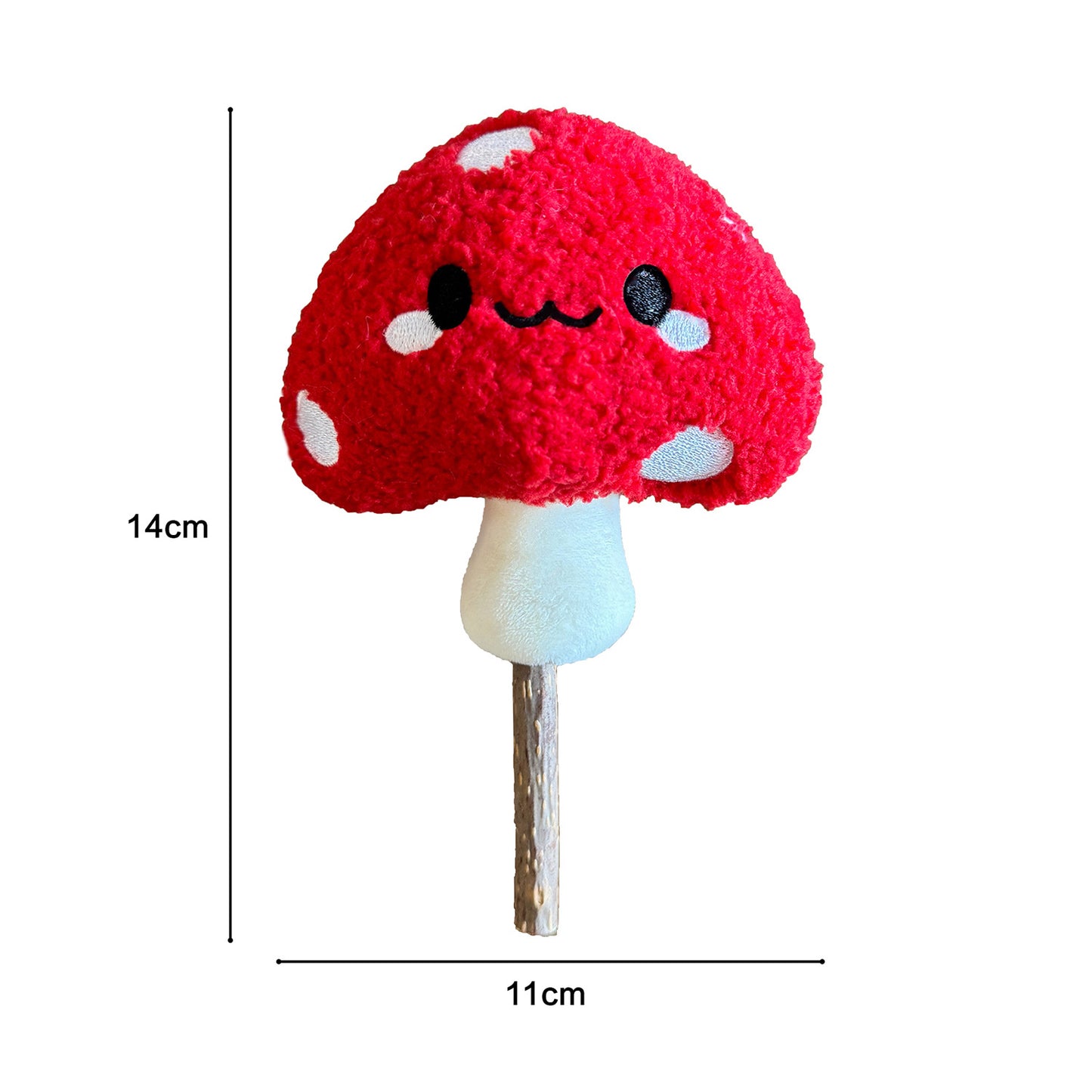 Mushroom Stuff Toy for Grinding Snacks