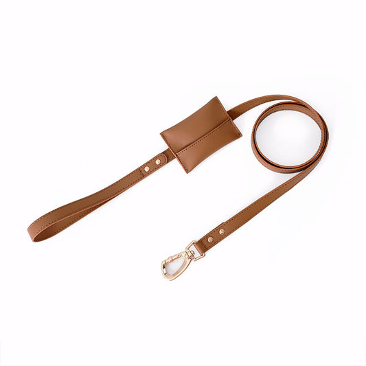 Soft Vegan Leather Dog Leash