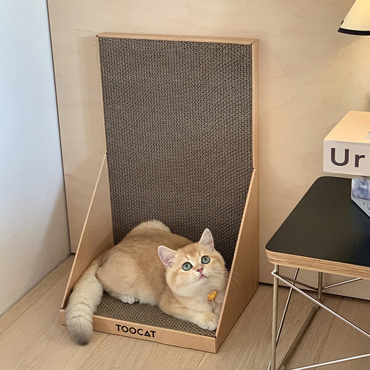 L-Shaped Cat Scratcher Board