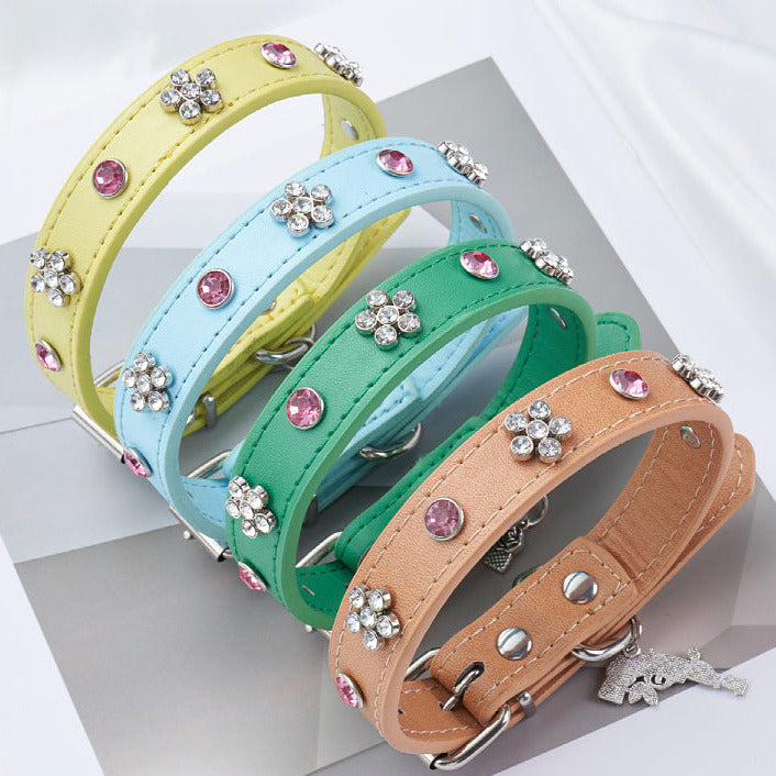 Small Floral Crystal Collar